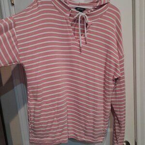 Pink Buffalo David Bitton Ladies Striped Hoodie